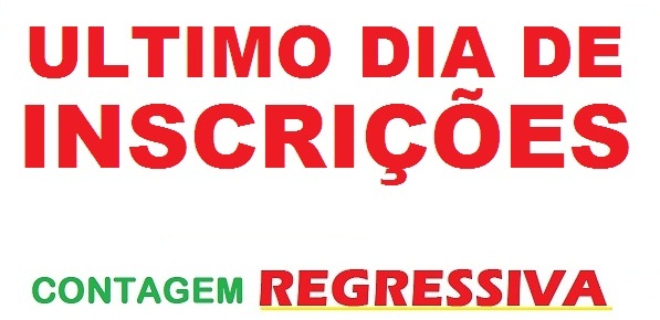 Ultimo dia de Inscrições, Estadual Senador Canedo!