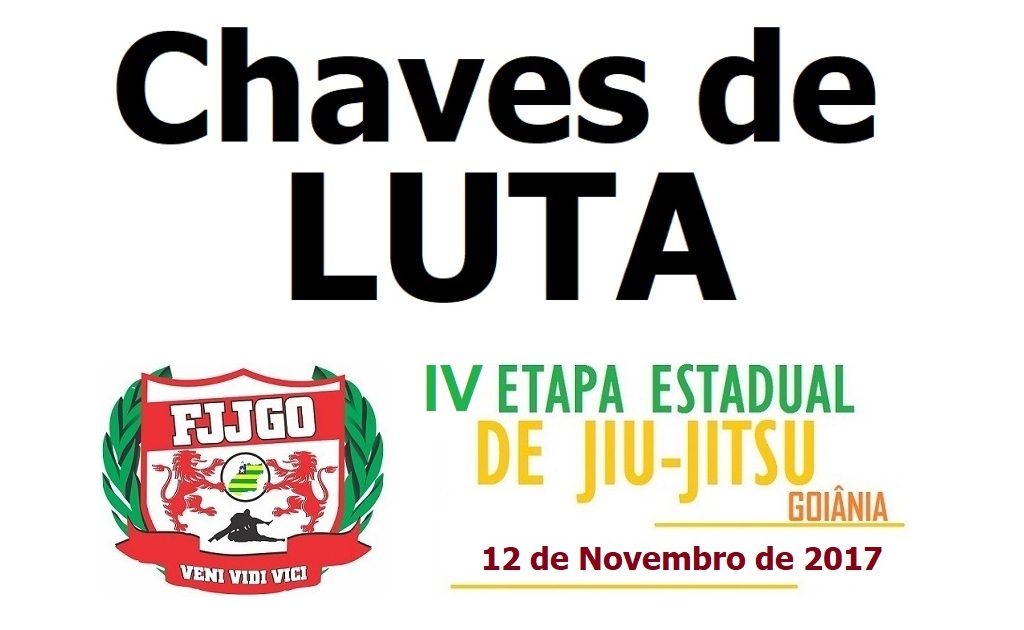 CHAVE DE LUTA – 4 Etapa Estadual