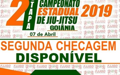 2ª Checagem – Estadual 2019 – 2ª Etapa