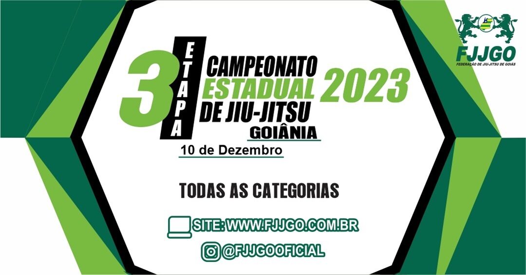 Inscrições abertas para o III Etapa do Campeonato Estadual