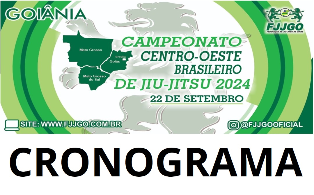 Cronograma Centro-Oeste Brasileiro 2024